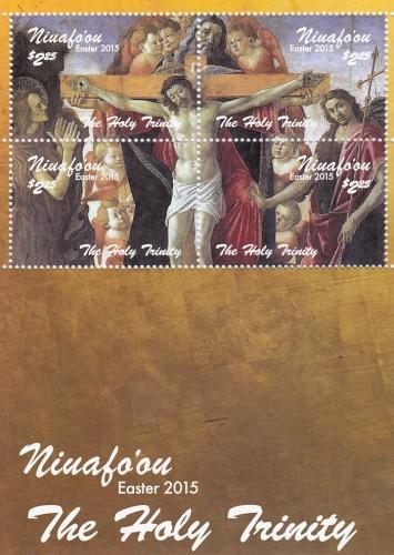 NIUAFO'OU - 2015 - Easter - Perf 4v Sheet - M N H