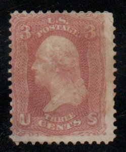 US #65 F/VF, mint, no gum, super nice looking stamp, Fresh!