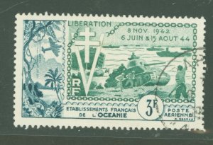 French Polynesia #C22 Used Single