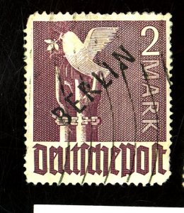 GERMANY 9N18 USED FINE LG THIN Cat $325