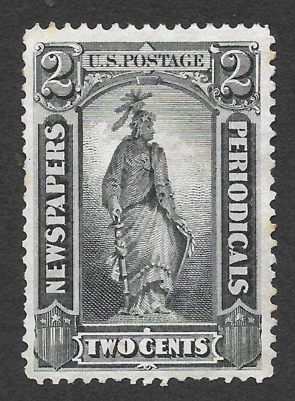 Doyle's_Stamps: MNG 1875 Newspaper & Periodical 2c, Scott #PR9*