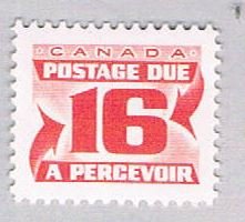 Canada Postage due 16 (AP123130)
