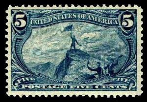 US.#288 .05c TRANS-MISS ISSUE OF 1898 - OGLH - VF/XF - CV $100.00 (ESP#0241)