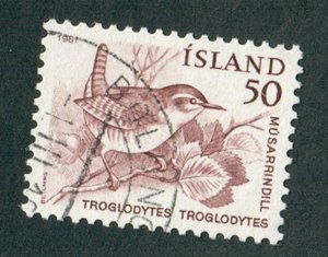 Iceland #543 used single