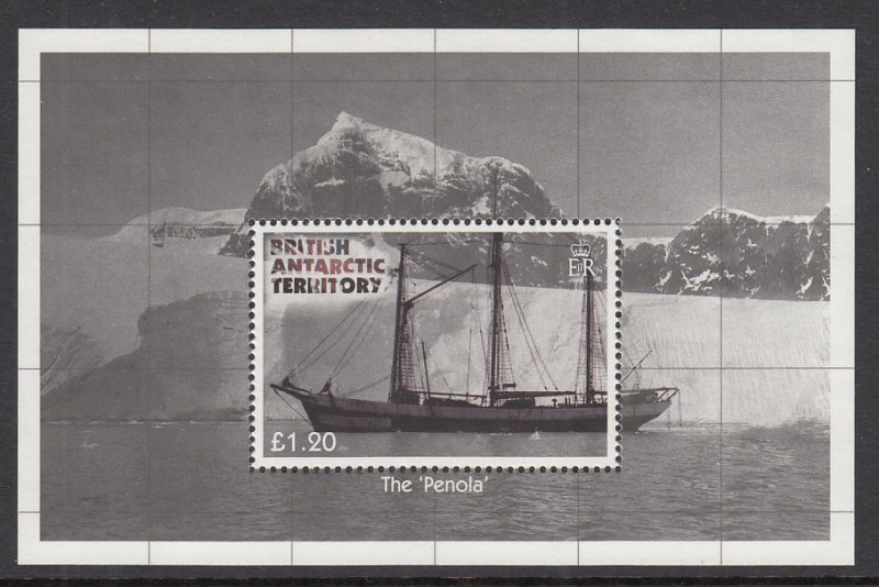 British Antarctic Territory 439 Sailing Ship Souvenir Sheet MNH VF