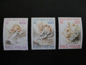 Vatican #710-12 Mint Never Hinged  -WDWPhilatelic (8/24)
