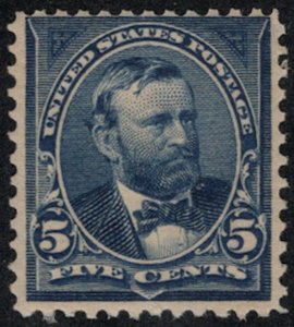 US #281 VF mint lightly hinged, fresh color, Nice!
