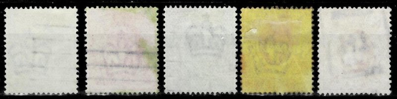Great Britain 1902 Edward VII SG 279 -SG 286 perf 15/14 Set ☀ used