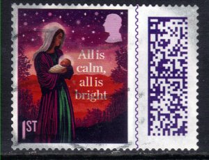 GB 2023 KC 3rd 1st Christmas Silent Night Barcode used ( H359 )
