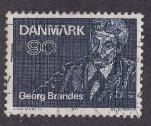 Denmark # 486, Georg Brandes - Writer, Used, 1/2 Cat.