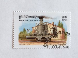 Cambodia - 1999 – Single “Train” Stamp – SC#1798 - CTO