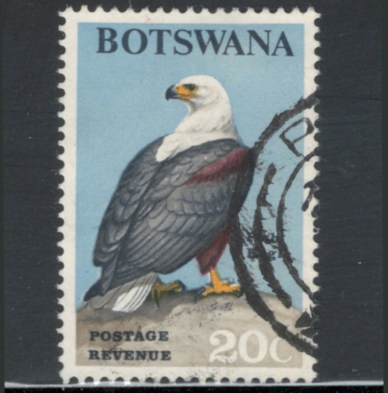 Botswana 1967 Queen Elizabeth II & Fish Eagle 20c Scott # 27 Used