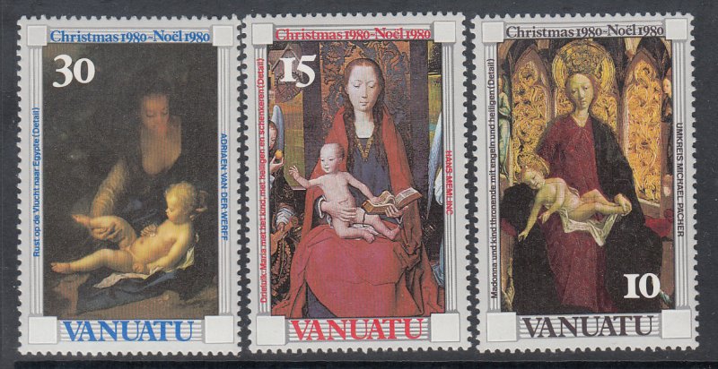 Vanuatu 297-299 Christmas MNH VF