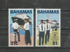 Bahamas #536-537 Unused Hinged