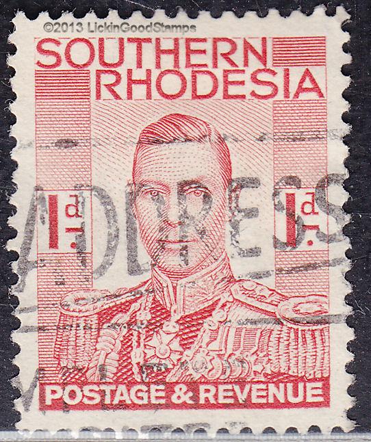 Southern Rhodesia 43 USED 1937 KGVI