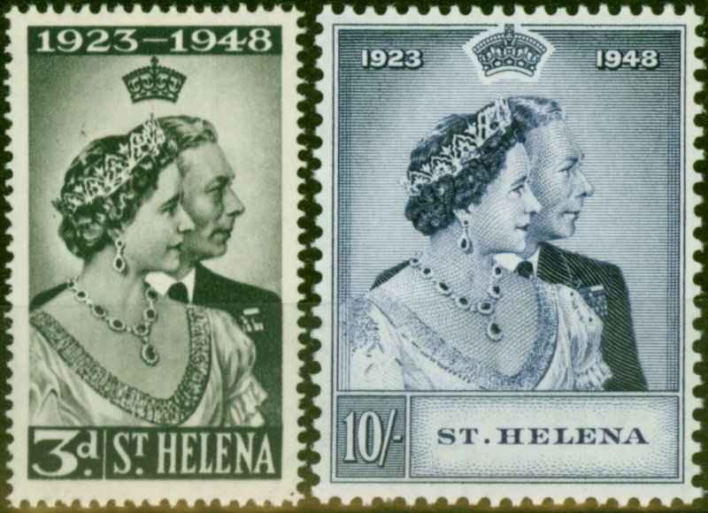 St Helena 1948 RSW Set of 2 SG143-144 V.F VLMM 