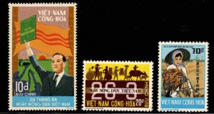 South Vietnam Scott 475-477 MH* Agrarian Reform set