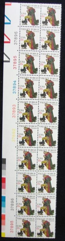 US #1729 MNH Plate Block of 20 Christmas SCV $5.75 L10