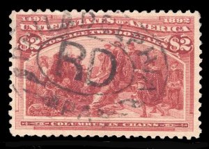 MOMEN: US STAMPS #242 USED VF LOT #78822