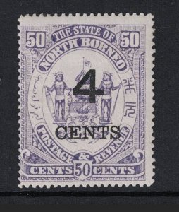 North Borneo SG# 119 Mint Hinged / Hinge Rem Slate Purple - S19843