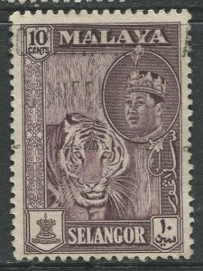 STAMP STATION PERTH Selangor #119 Sultan Salahuddin Abdul Aziz Shah Used 1961-62