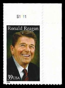 PCBstamps US #4078 39c Ronald Reagan, MNH, (9)