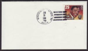 US Clyde McPhatter 1993 Uncachted U/A FDC BIN