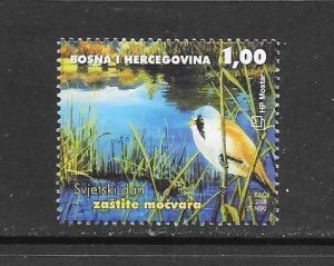 BIRDS - BOSNIA #152 (CROAT)   MNH