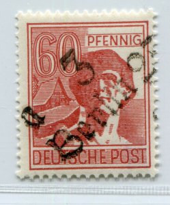 GERMANY SOVIET ZONE HOP BEZIRKSHANDSTEMPEL BEZIRK 3 RARE 60pf 179 I a MNH 150