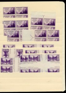 US Stamps Mint Farley Stock on stock pages