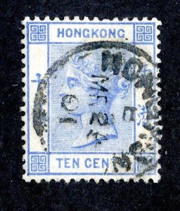 1900 Hong Kong Sc# 45 used cv. $3.25 ( 3658 BCX5 )