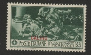 Italy Aegean Island of Calino, Calimno overprint Scott 13 MH*