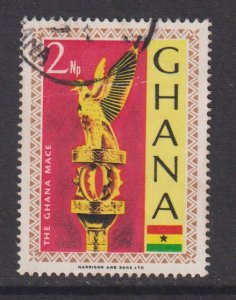 Ghana   #288  used 1967  2np  golden staff