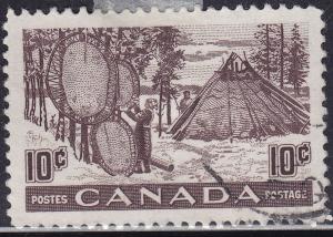 Canada 301 Drying Animal Hides 1950