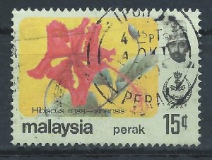 Perak 1979 - 15c Hibiscus - SG188 used