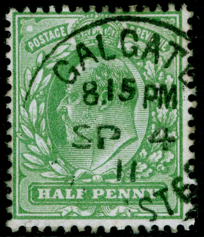 SG268 SPEC M3(2), ½d dull green, FINE USED, CDS.