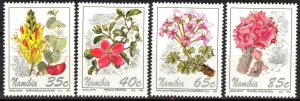 Namibia 1994 Flowers Set of 4 MNH