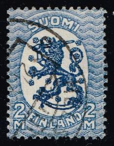 Finland #105 Standing Lion; Used (0.50)