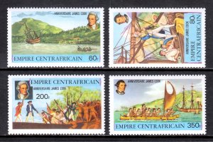 Central African Republic - Scott #341-344 - MNH - Crease #342, 343 - SCV $9.00