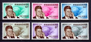 Rwanda - Scott #130-135 - MNH SCV $5.00