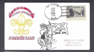 1960 US Boy Scouts Kit Carson Calif Tr 116 Pacoima Summer Camp Pirate Nite