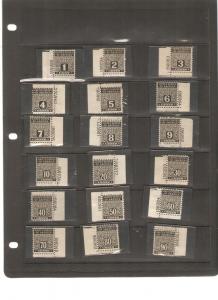 PN1 - PN18  Plate Singles