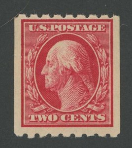 USA 391 - Two Cent Washington Coil Single - Fine Mint light hinged OG