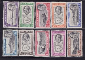 Ascension Scott 23-32, 1934 KGV Pictorials, VF MLH. Scott $150