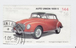 2003 Germany B927 - Auto Union 1000 s automobile - Used semi postal stamp