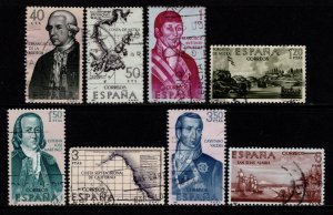 Spain 1967 Explorers & Colonisers of America (7th series), Set [Used]