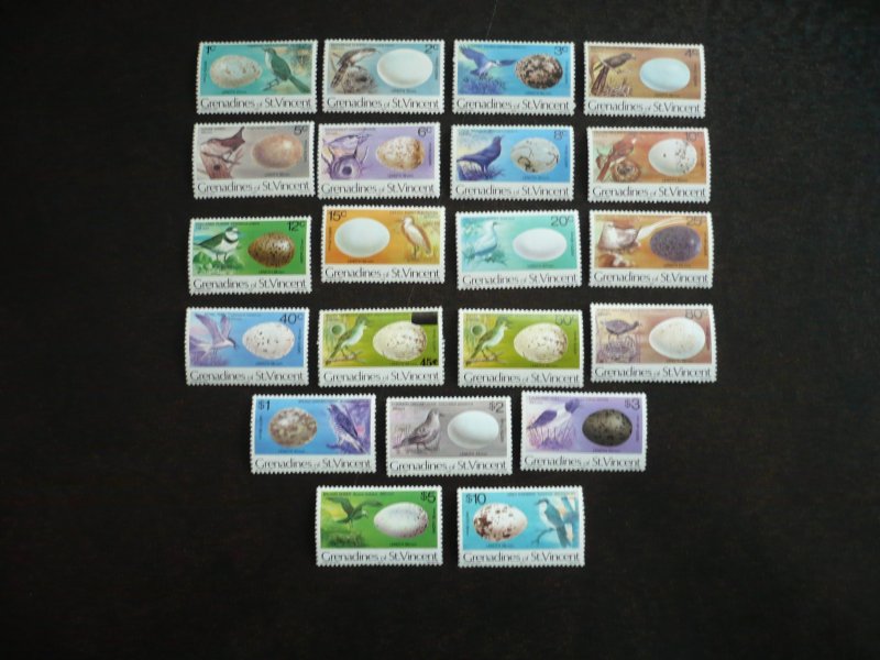 Stamps-St. Vincent Grenadines-Scott#133-152,266 - Mint Hinged Set of 21 Stamps