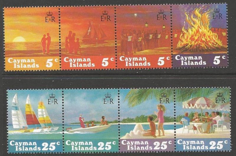 CAYMAN ISLANDS SG596/603 1984 CHRISTMAS MNH