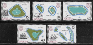 Kiribati Scott #'s 475 - 479 MNH