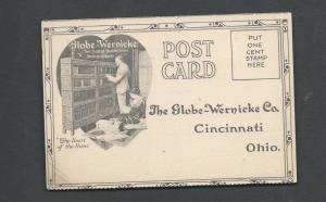 UNUSED  Advertisement  Post Card for The Globe-Wernicke Co. Cincinnati Ohio